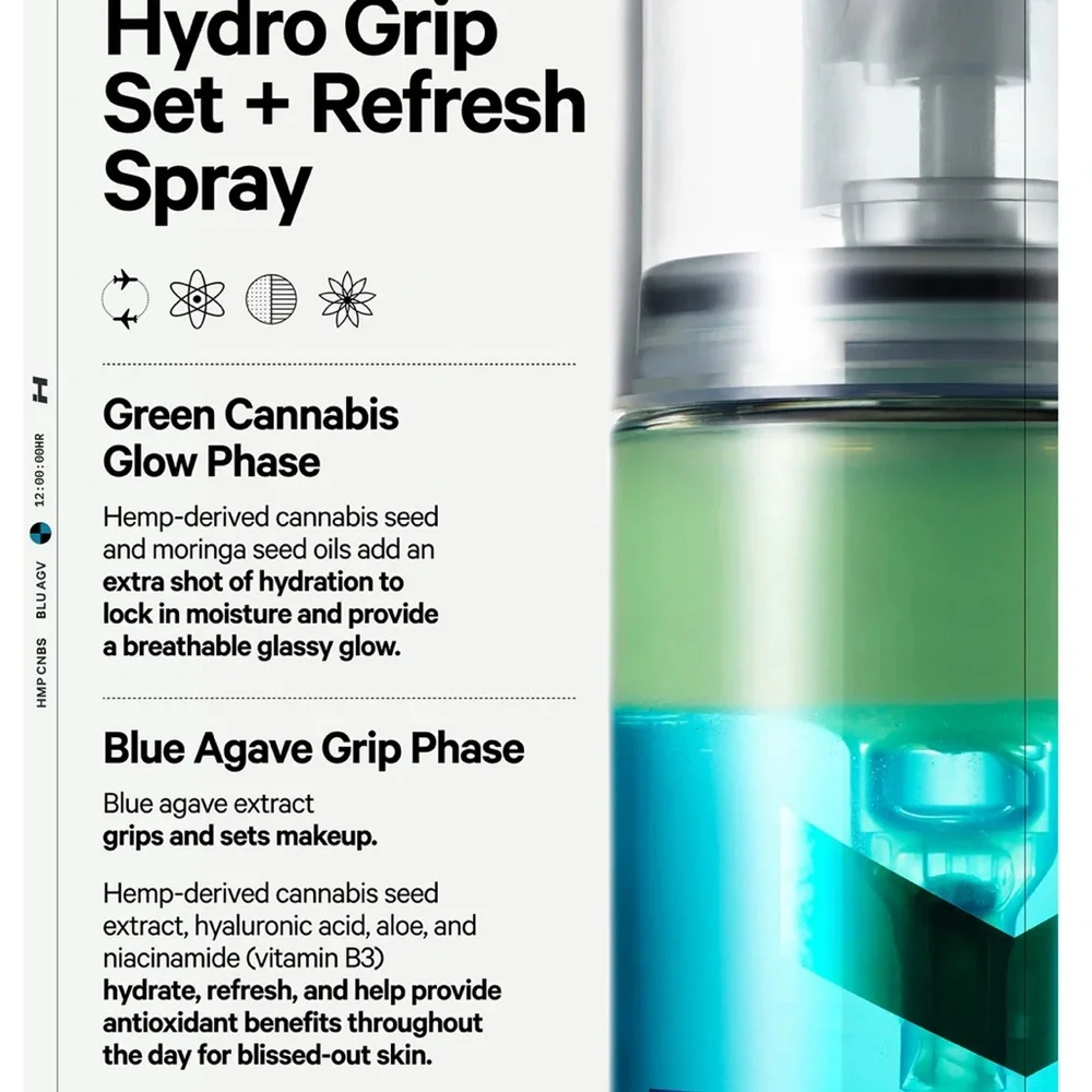 Hydro Grip Set + Refresh Spray hydrating setting spray